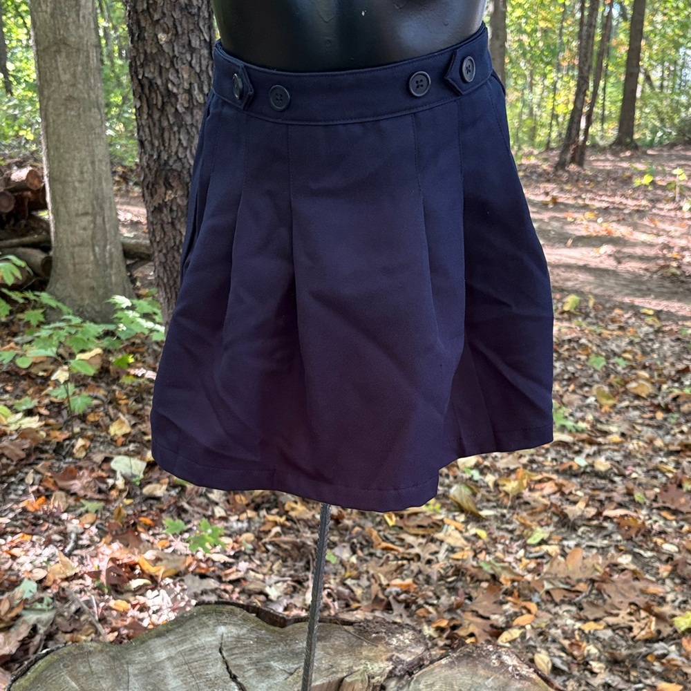 Navy Blue Kids Skirt